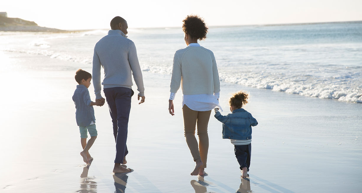 Family at a Beach