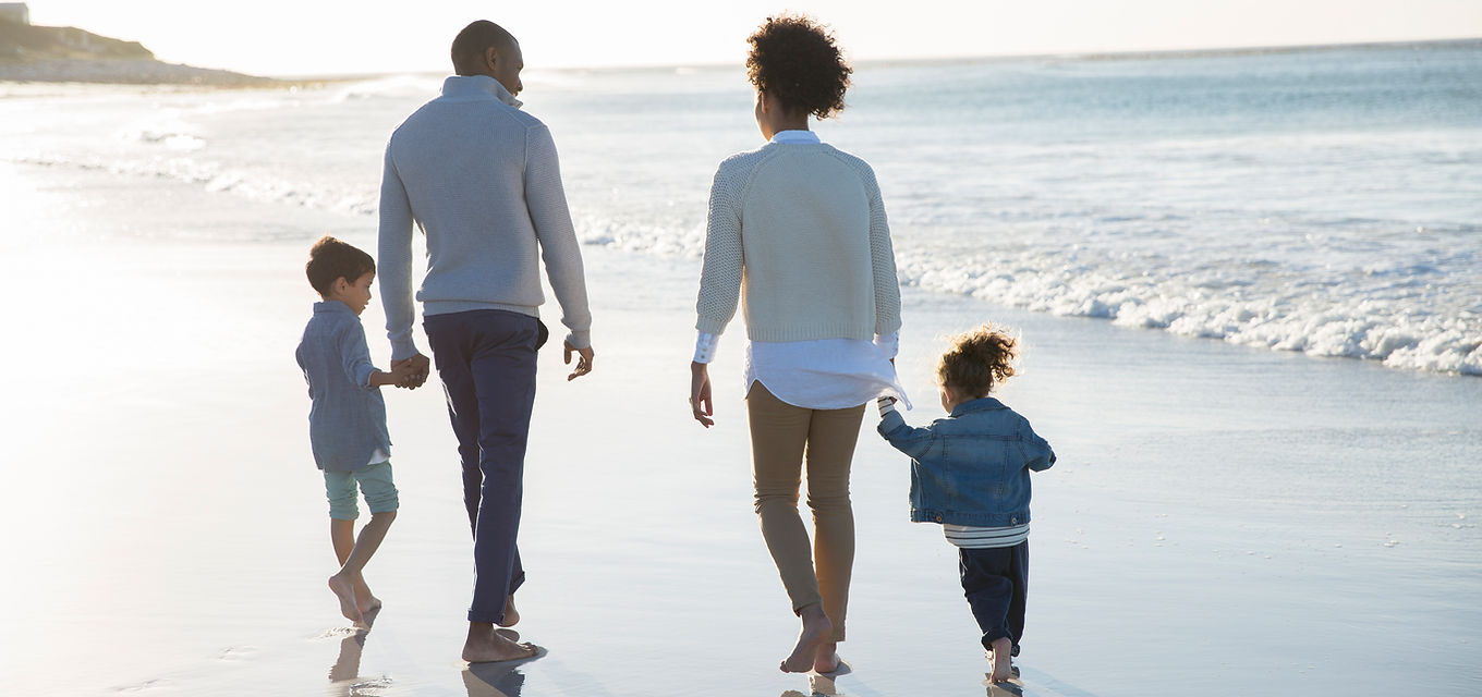 Family at a Beach