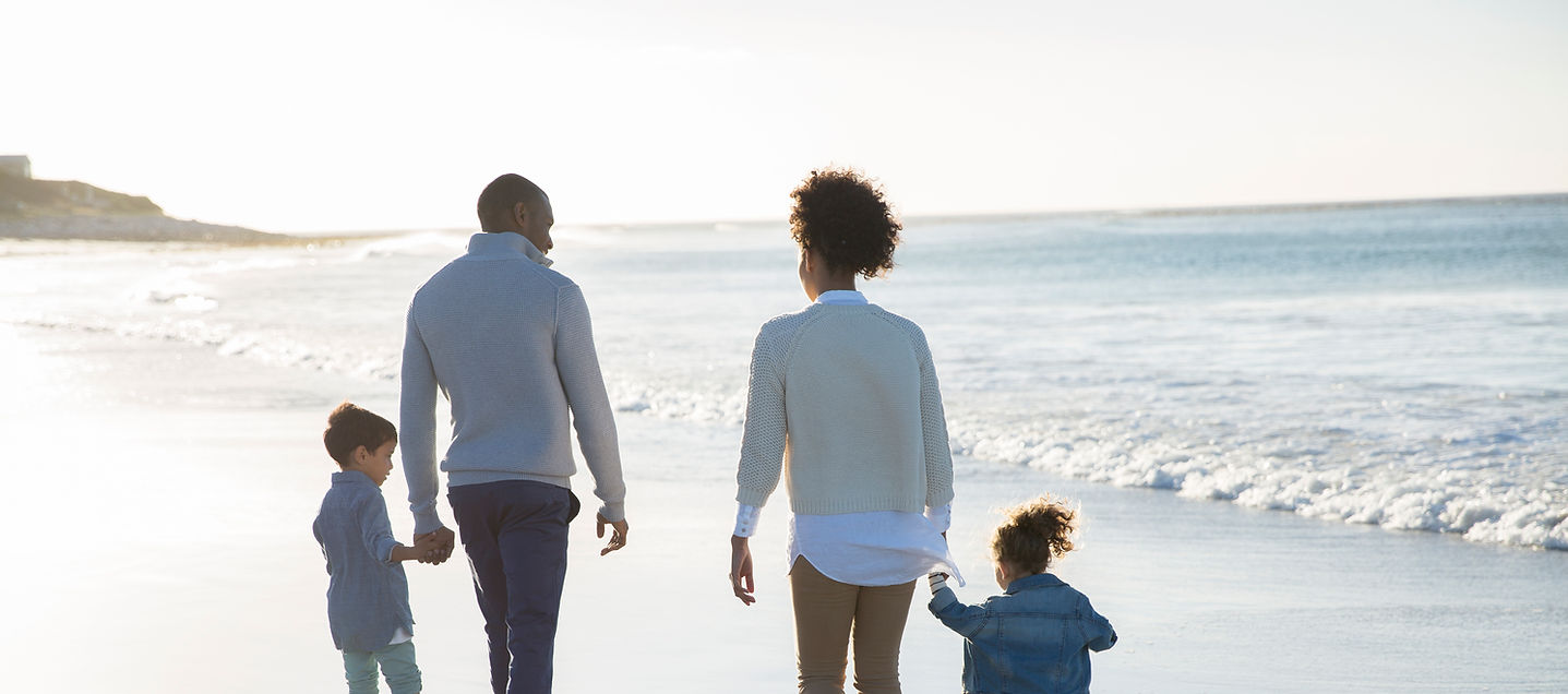 Family at a Beach