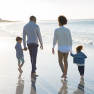 Family at a Beach