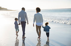 Family at a Beach