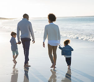 Family at a Beach