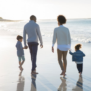 Family at a Beach