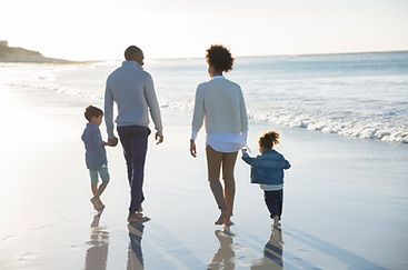 Famille à la plage