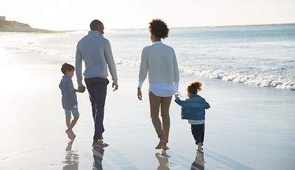 Family at a Beach