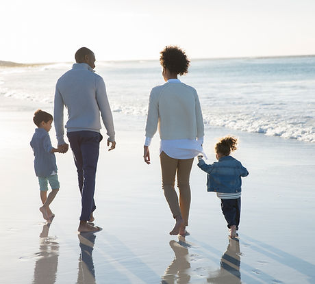 Family at a Beach
