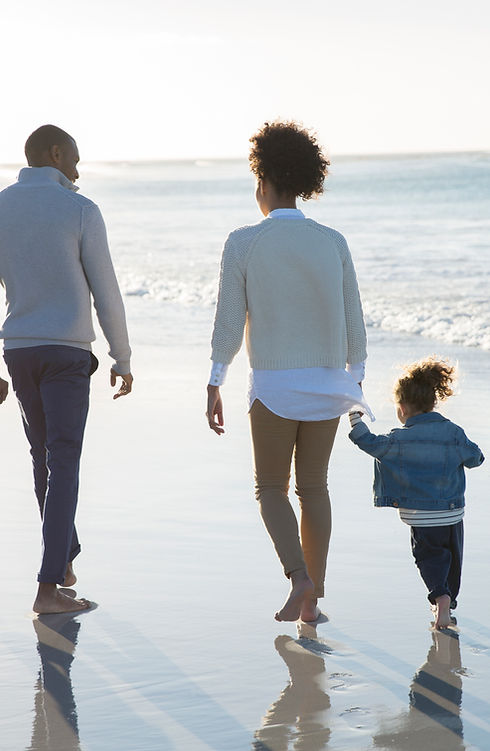 Family at a Beach