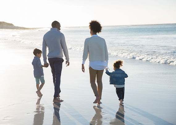 Family at a Beach