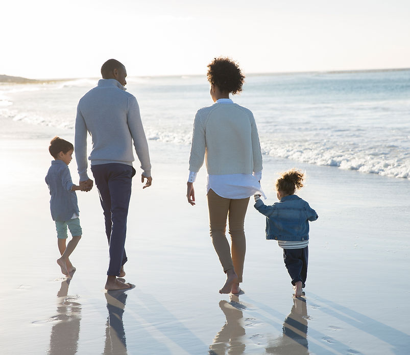 Family at a Beach