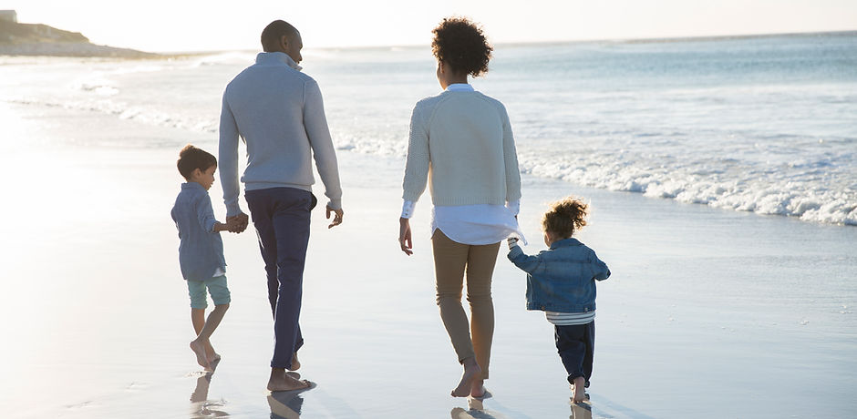 Family at a Beach
