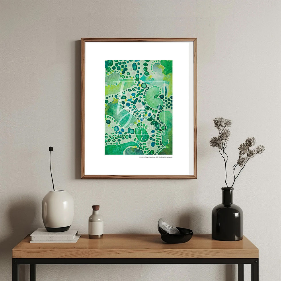 Green Dots copyright frame