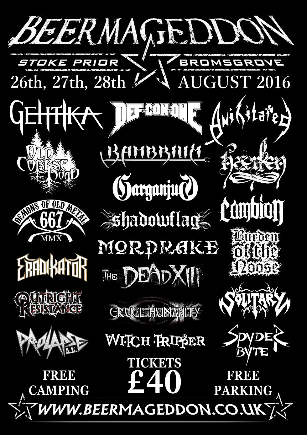 Thumbnail: Beermageddon Lineup Posters