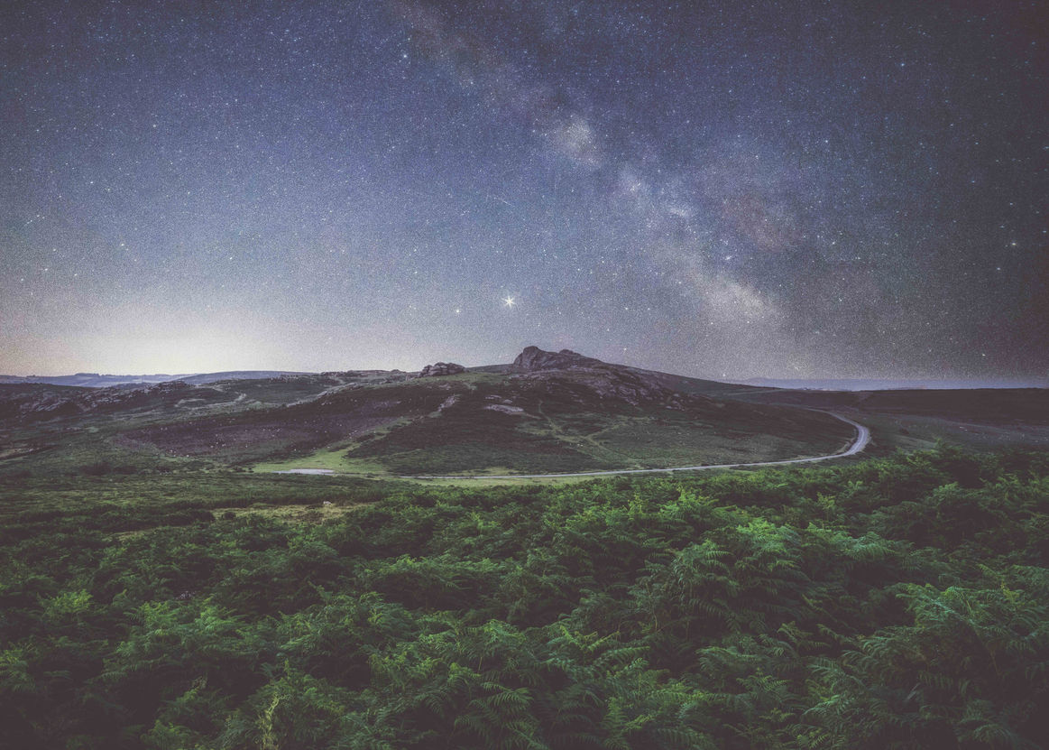 Stars over Haytor