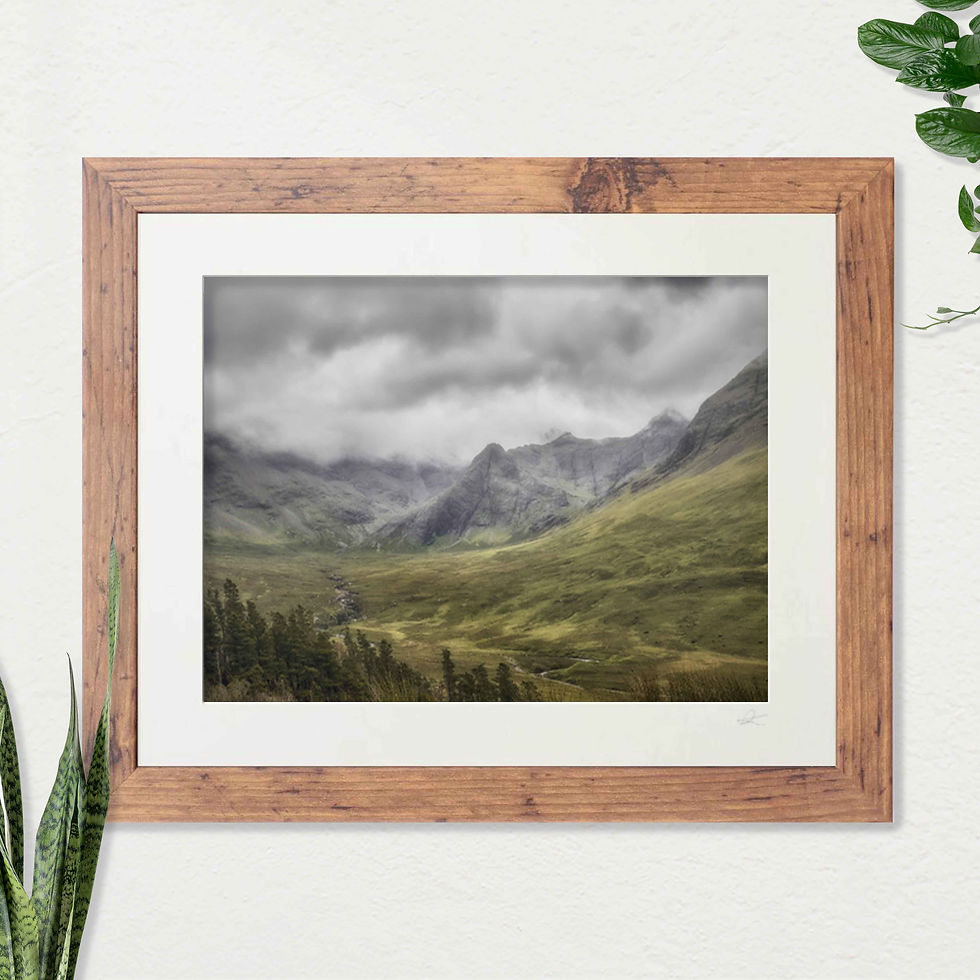 Miniatura: Bruach na Frìthe, Isle of Skye. Open Edition Photographic FRAMED PRINT