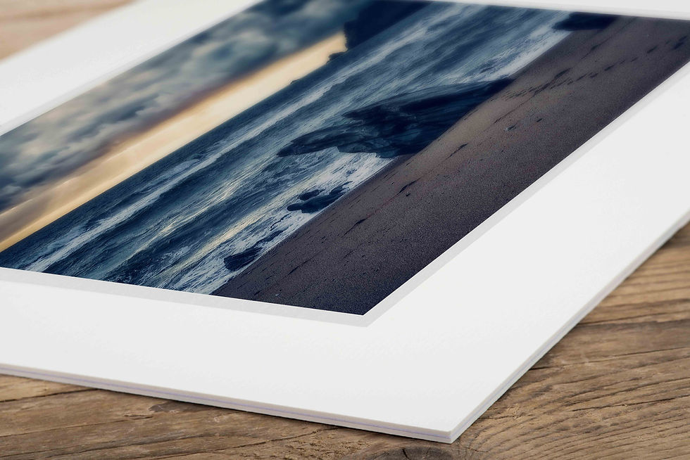Out of Season | Gara Rock Beach | Open Edition Photographic Print