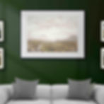 Living Room featuring a Large Format Print of Sligachan Summer Rain by Thorn Valley Studios