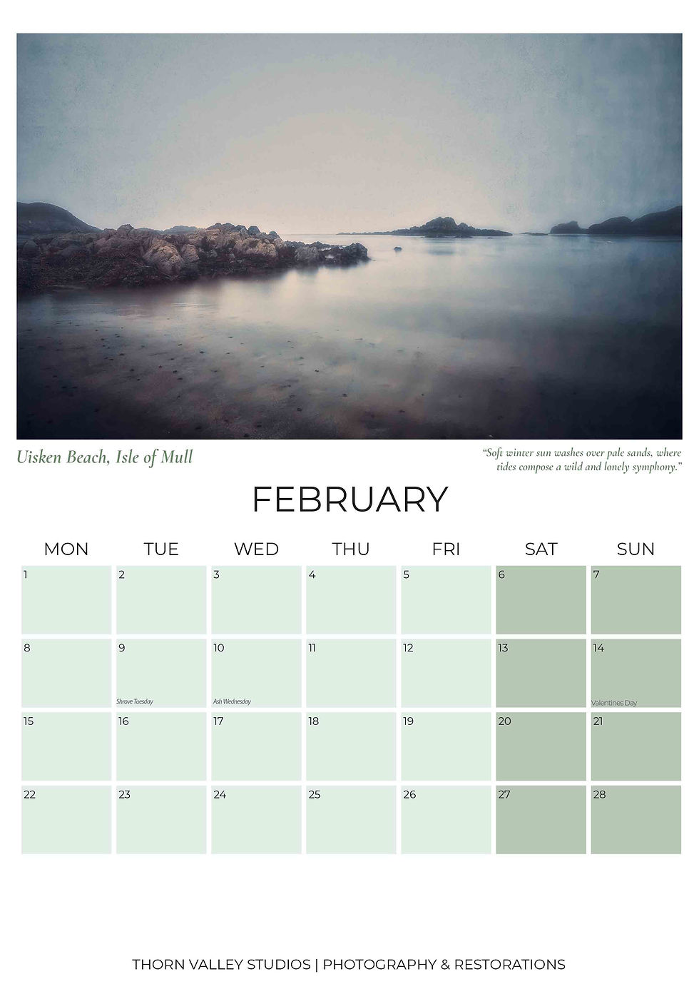 Pikkukuva: Whispers of Wild Britain – 2027 Fine Art Landscape Calendar