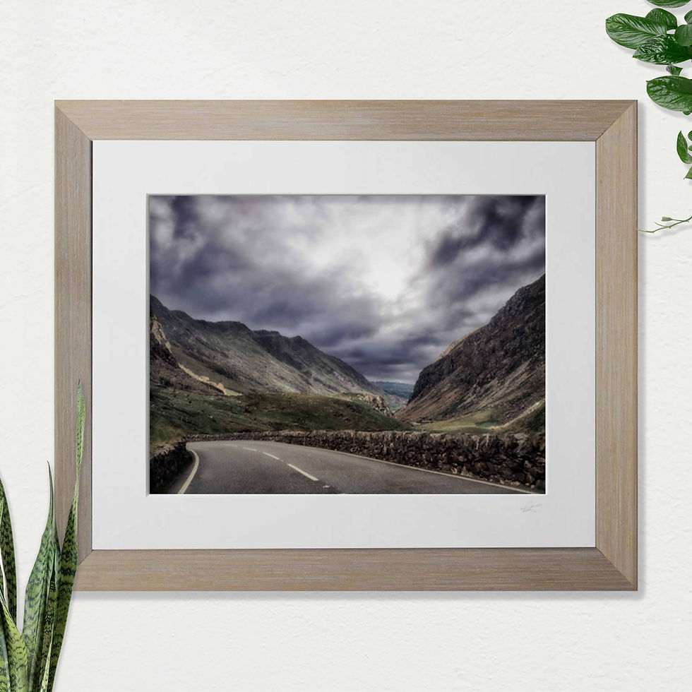 Indexkép: Llanberis Pass, Snowdonia. Open Edition Photographic FRAMED PRINT