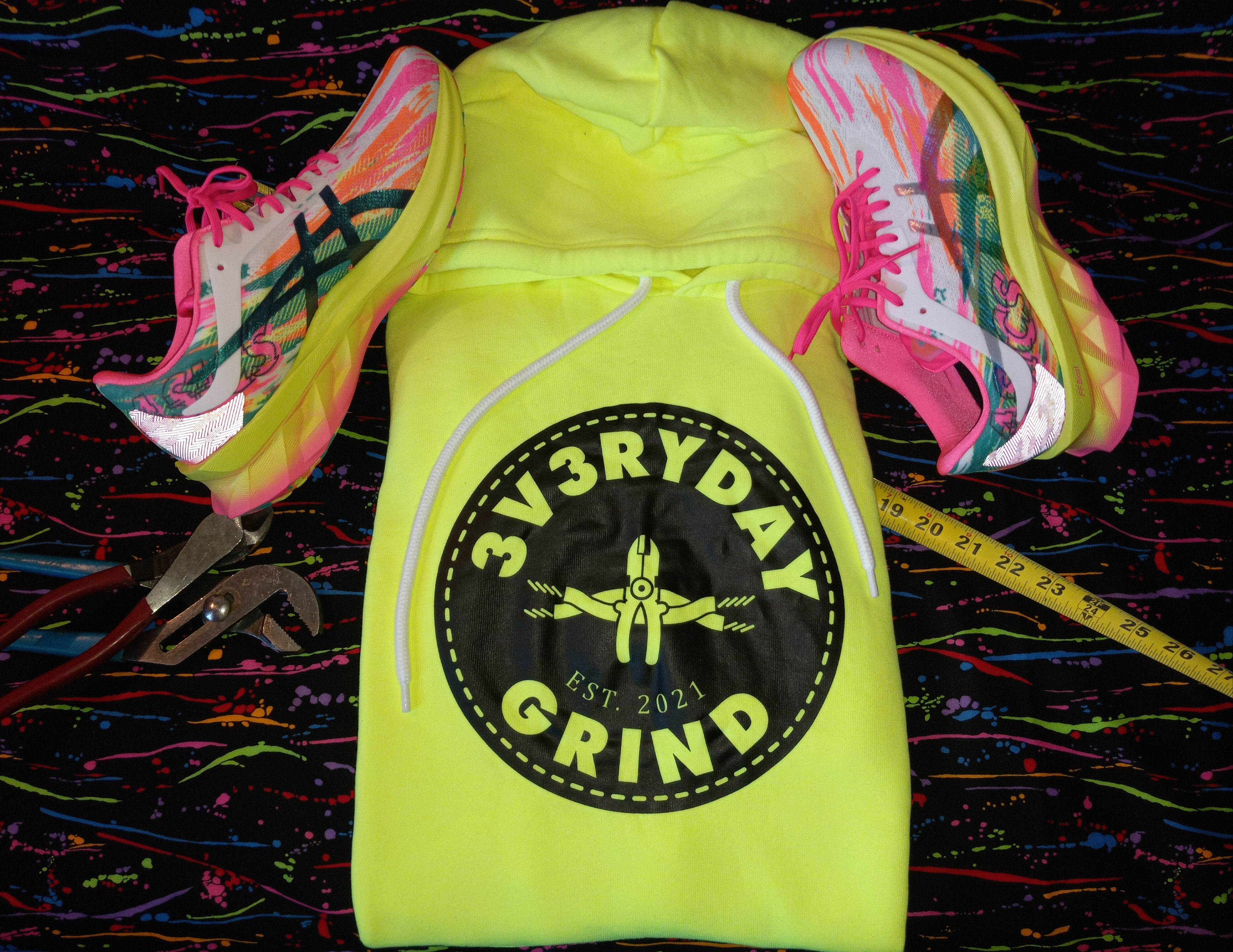The American made Neon Yellow Hoodie