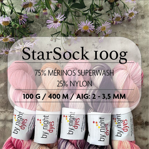 StarSock - 100g/400m / 75% mérinos SW / 25 % Nylon