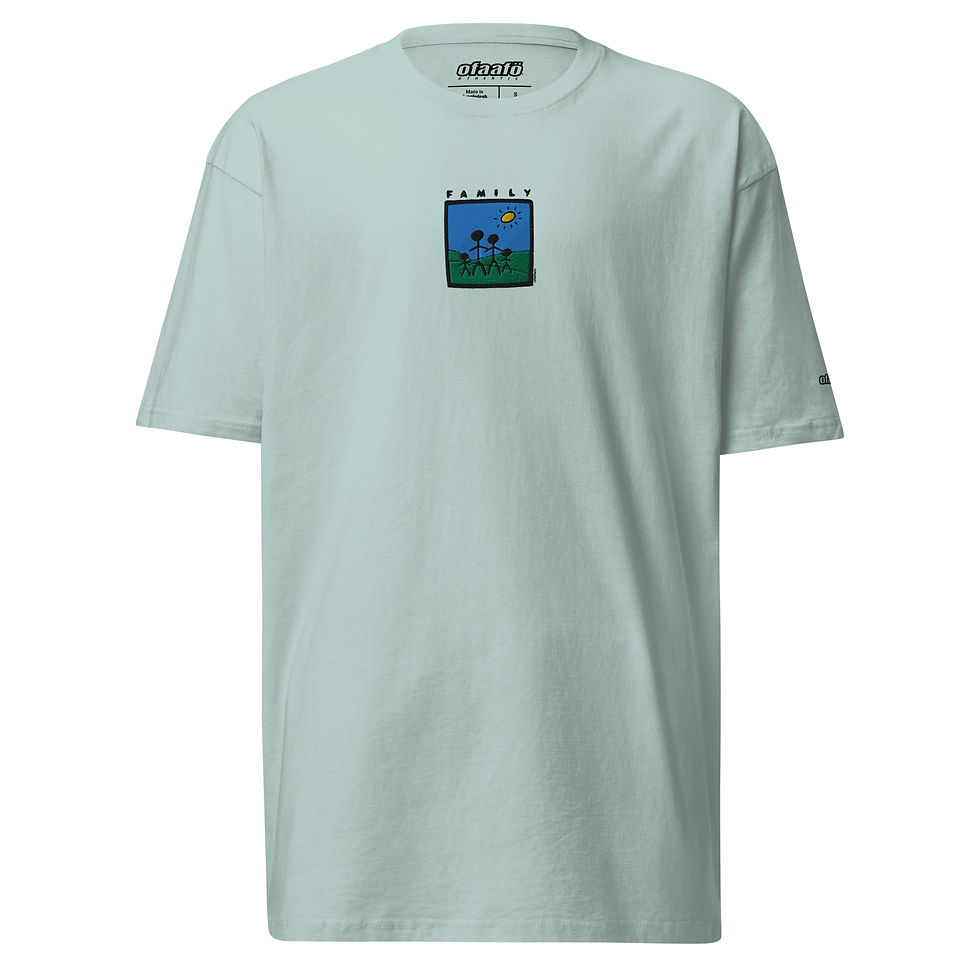Thumbnail: Family Embroidered Premium Heavyweight Tee