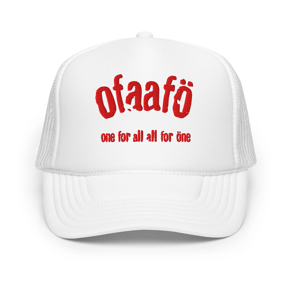Thumbnail: Foam Trucker Hat w/Red