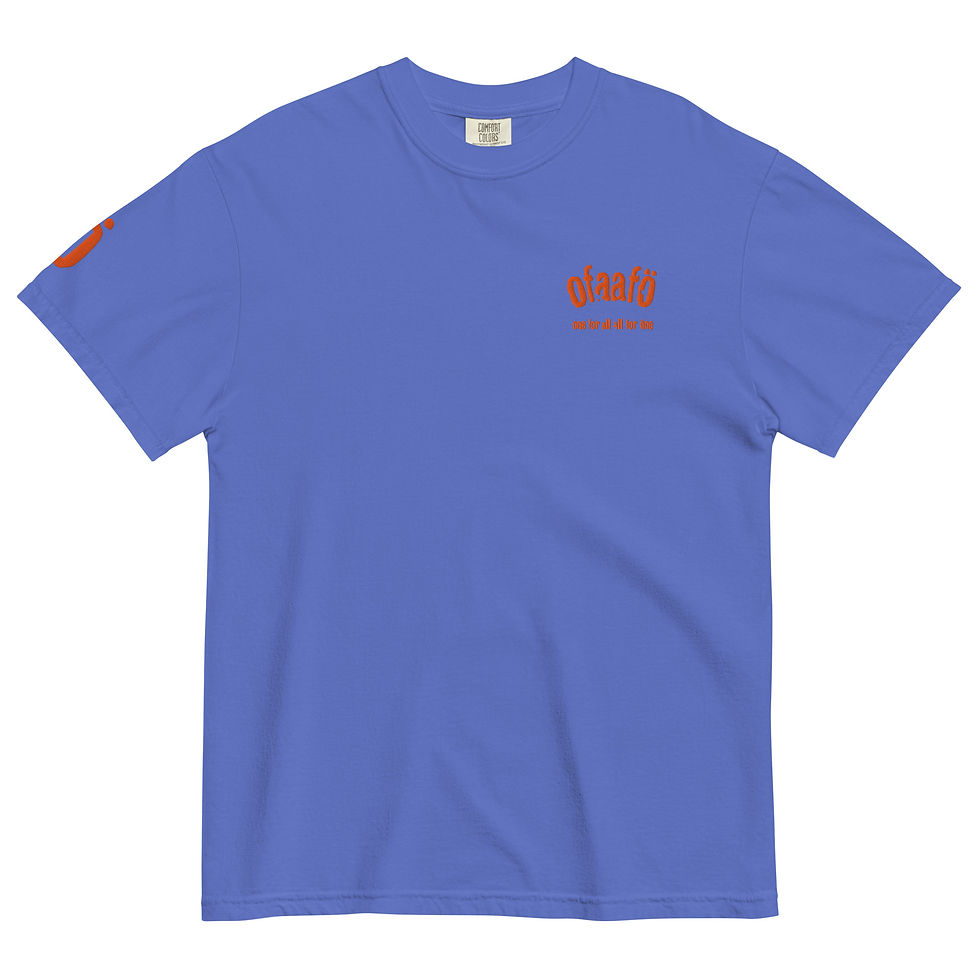 Thumbnail: Classic Embroidered Tee w/Orange