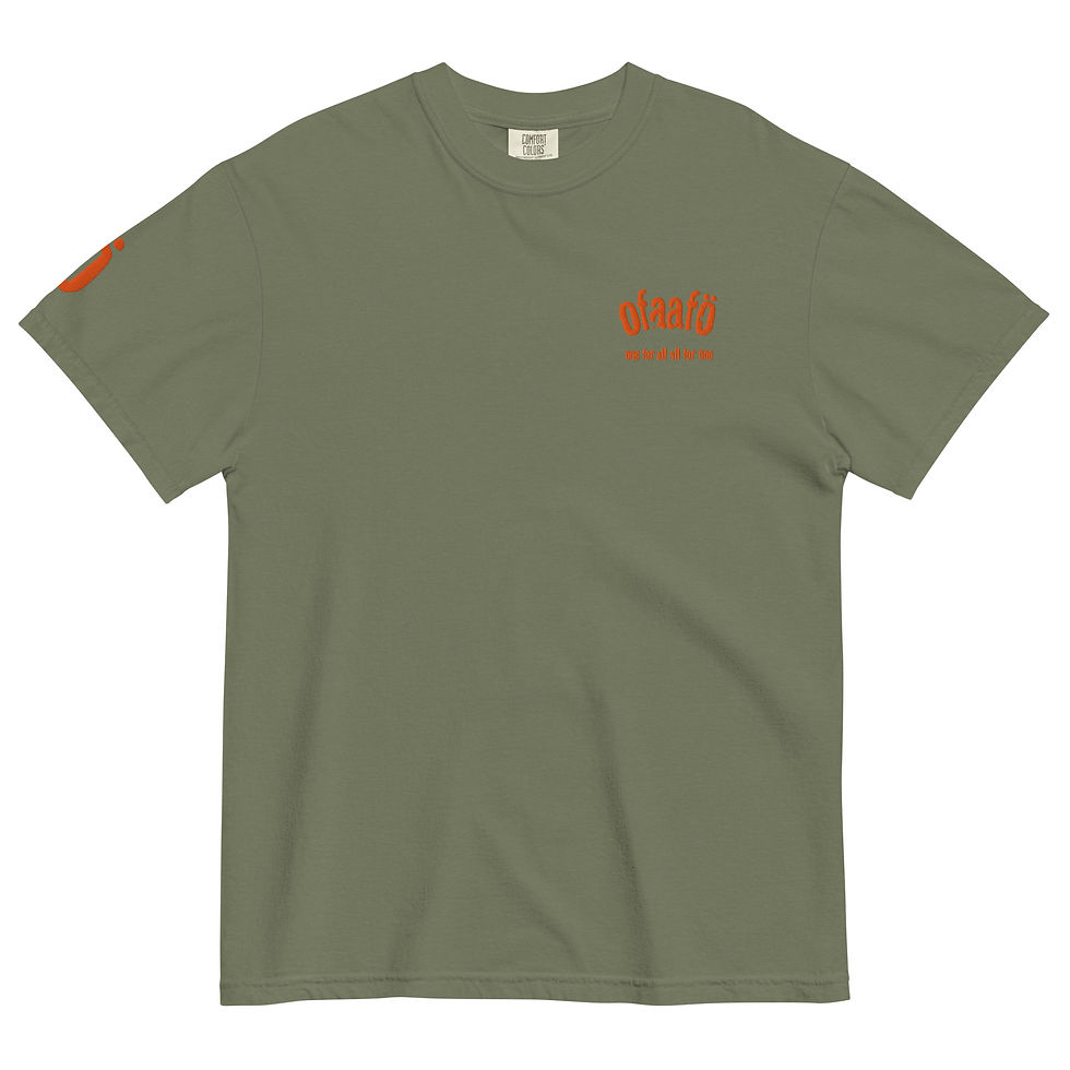 Thumbnail: Classic Embroidered Tee w/Orange