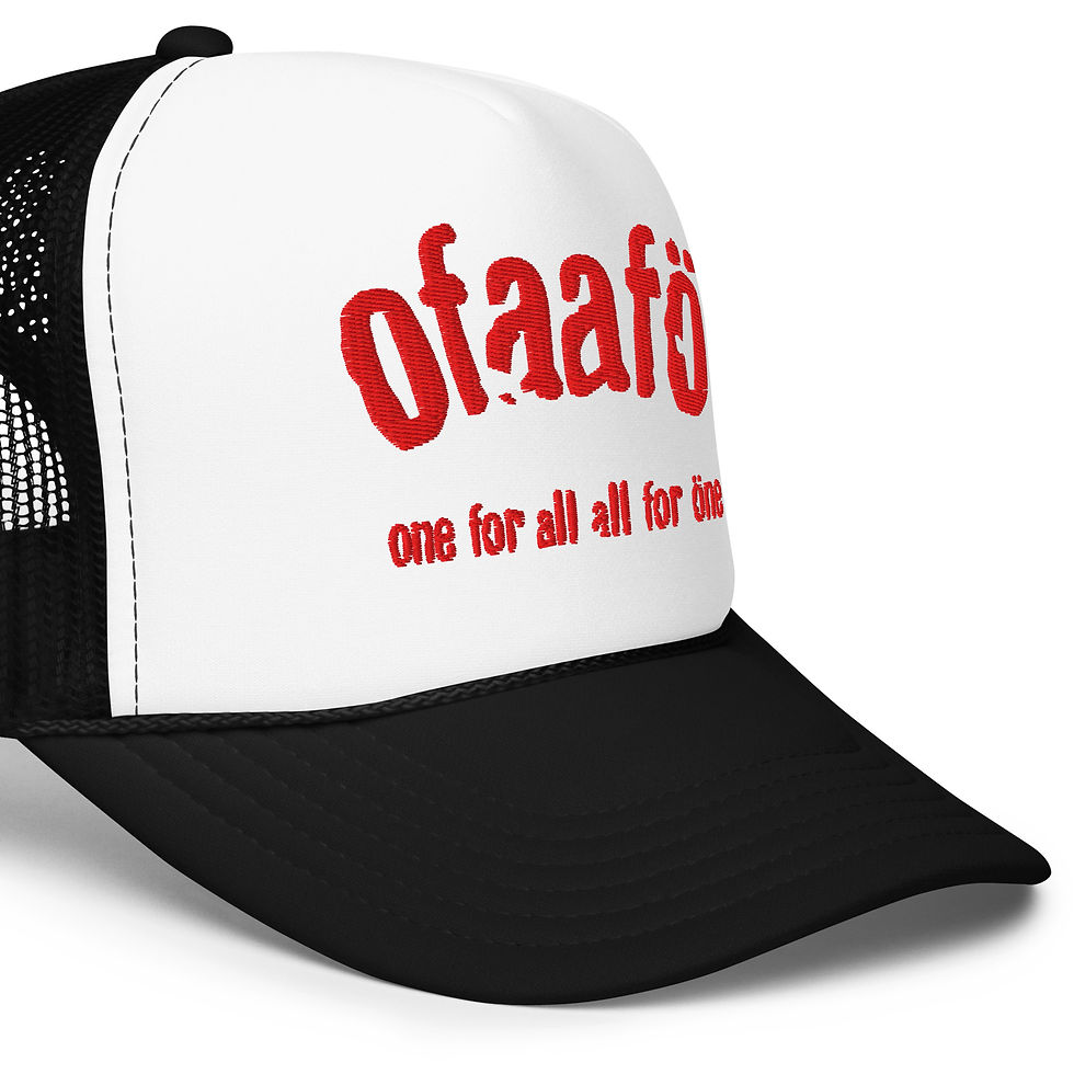 Thumbnail: Foam Trucker Hat w/Red