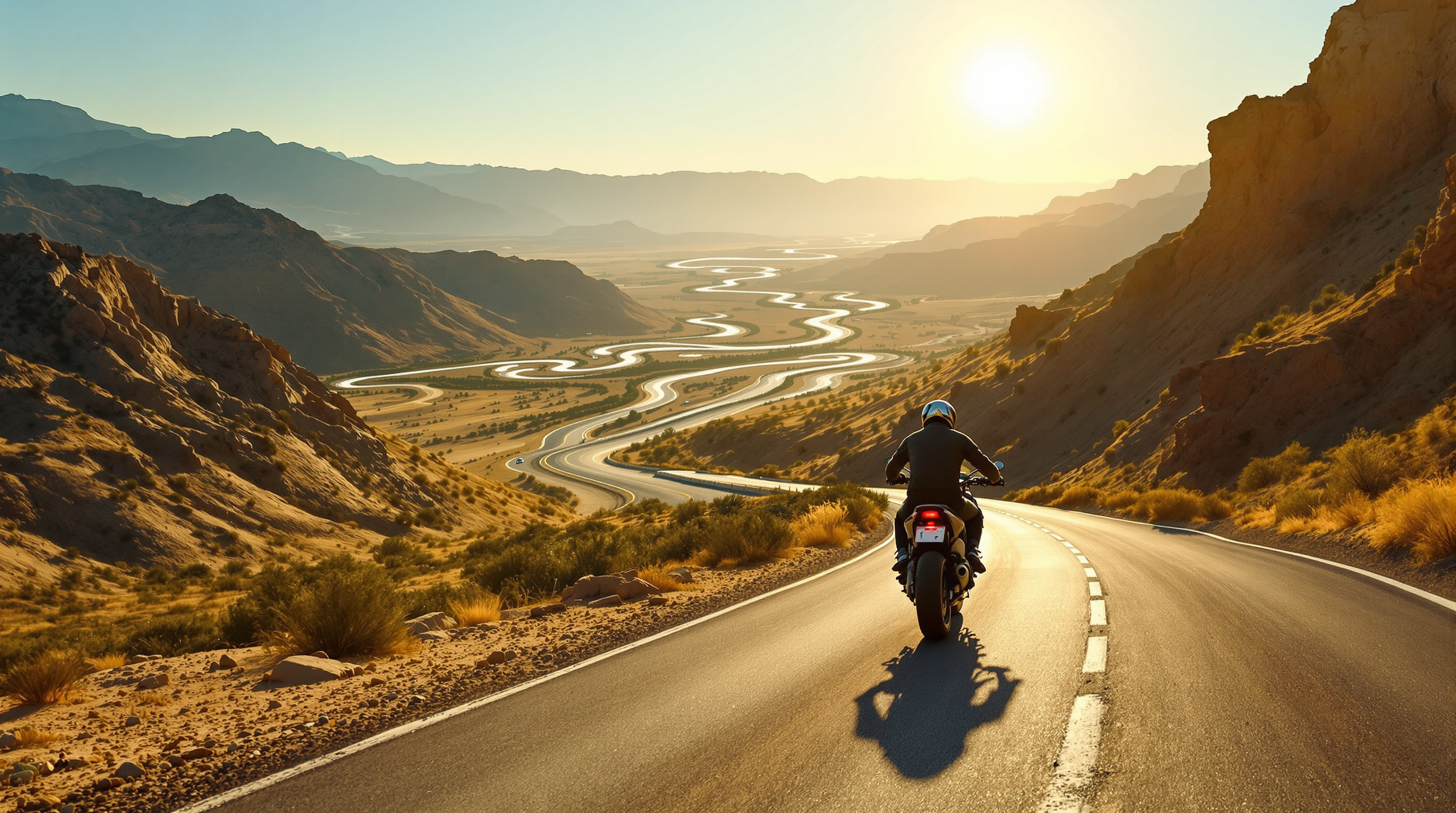 Southern California motorcycle track guide landscape