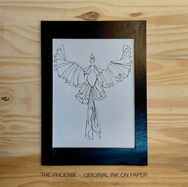 Original Ink on Paper Matrix. Archival Collection / Not for Sale.