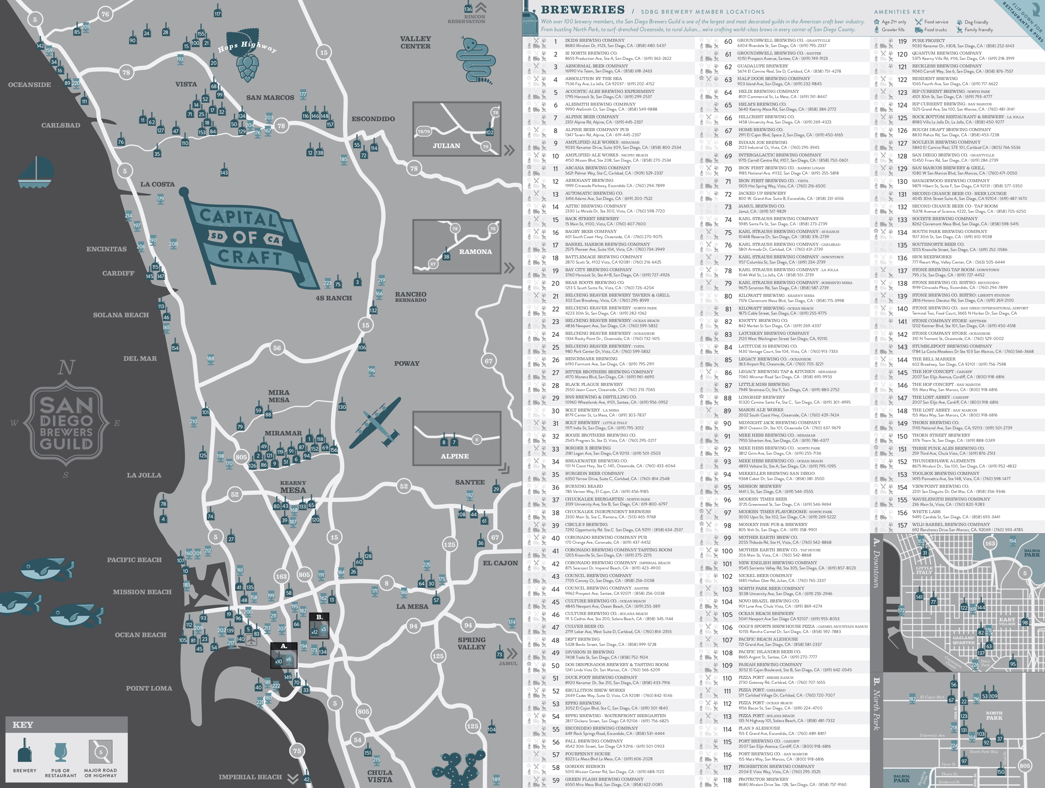 san diego county brewery map san diego county brewery map