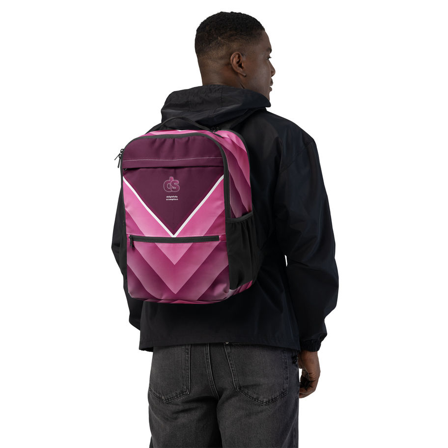 utility backpack medium raspberry