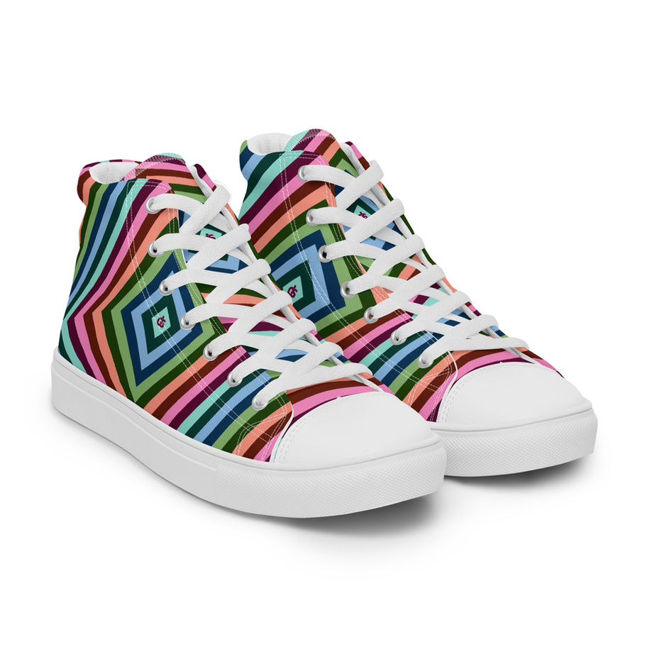 Mens High-Top Shoes Multicolour