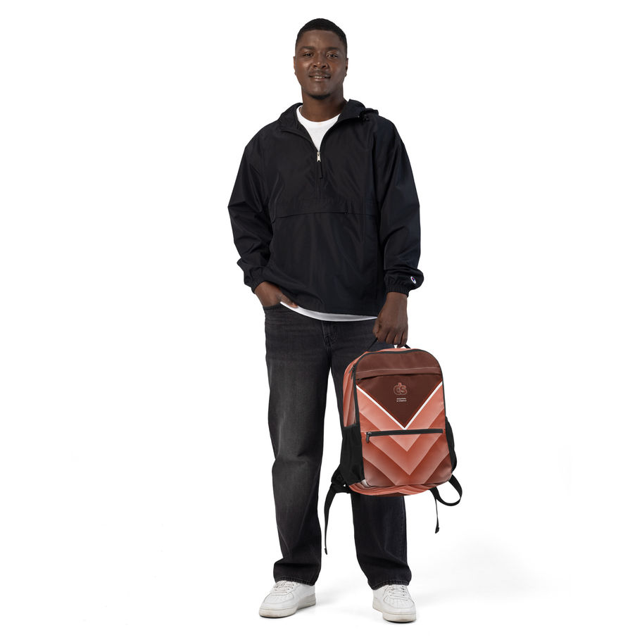 utility backpack medium peachy brown