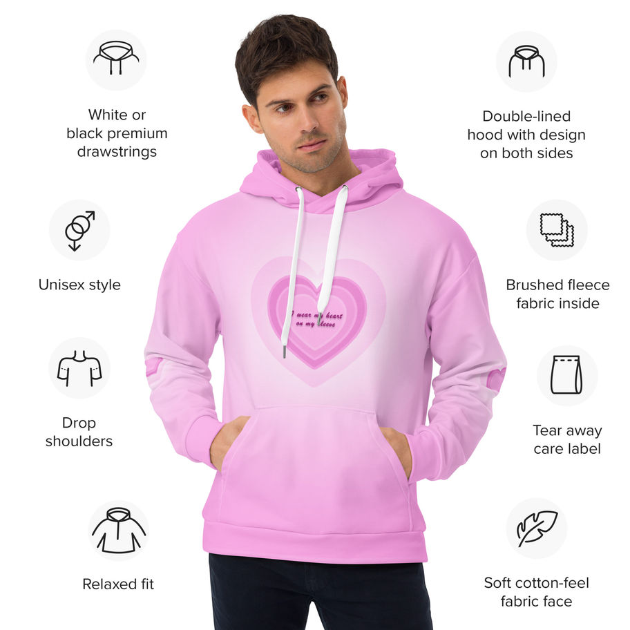 Pink Unisex Hoodie