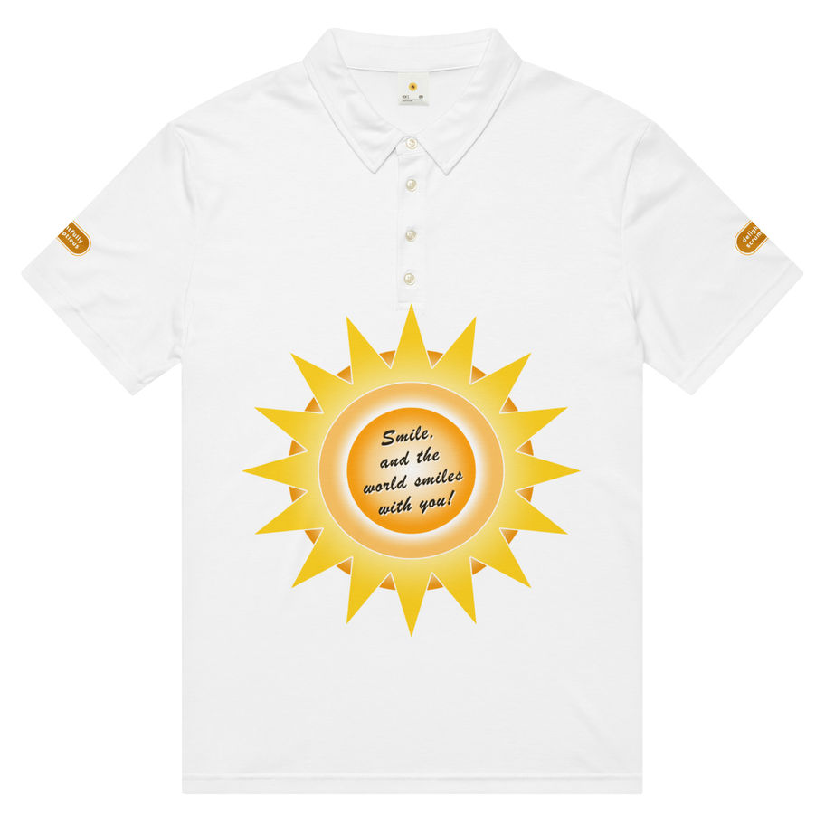 Mens Slim-Fit Polo White
