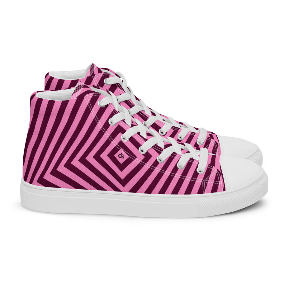 Mens High-Top Shoes Raspberry