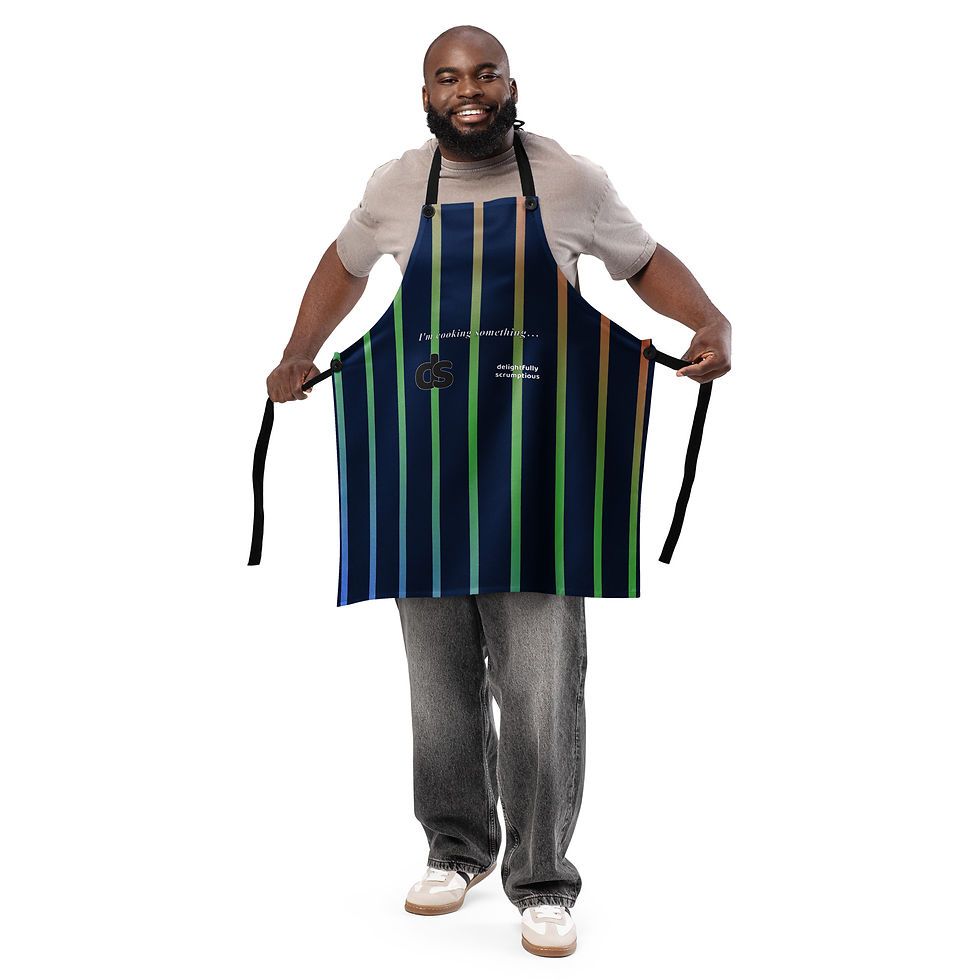 Navy Kitchen Apron