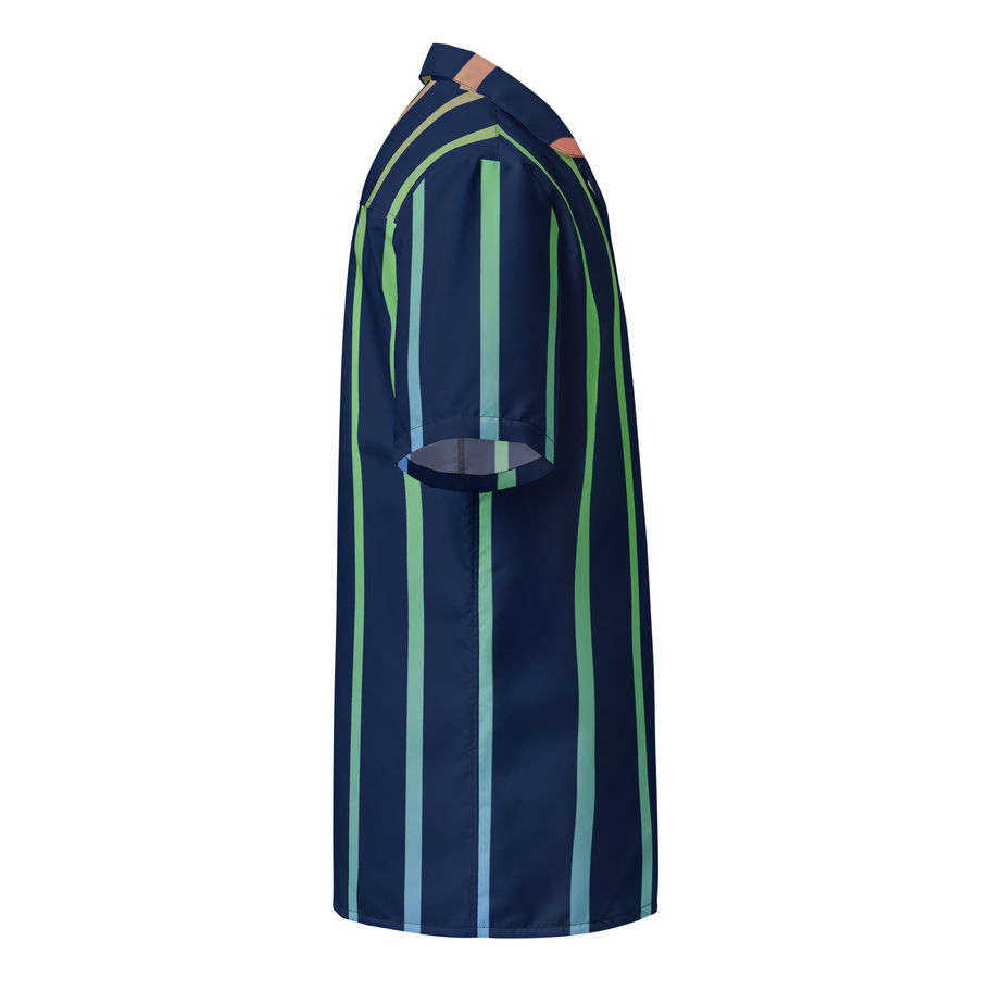 Navy Unisex Buttoned Shirt