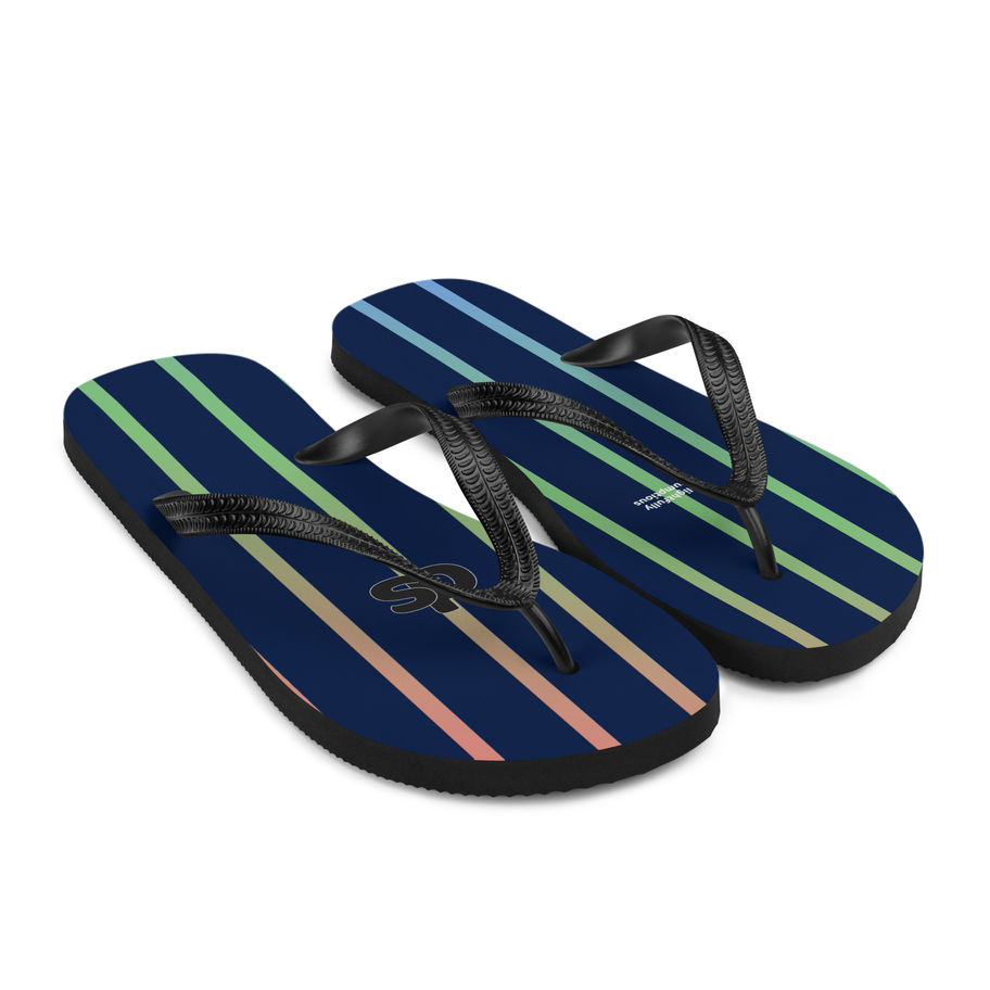 Navy Unisex Flip-Flops