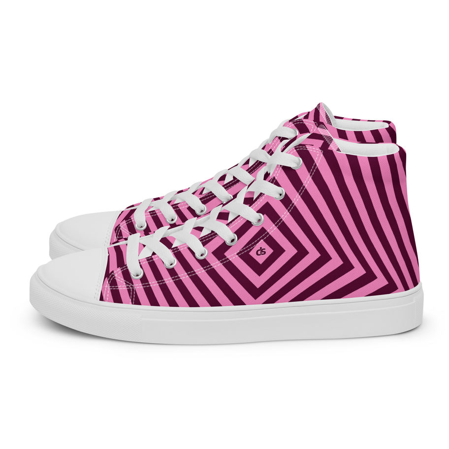 Mens High-Top Shoes Raspberry