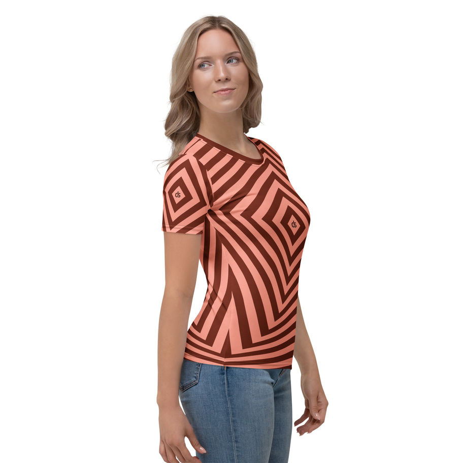 Womens T-Shirt Peachy Brown