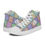 Thumbnail: DS Women’s High-Top Canvas Shoes - Pastel Panels