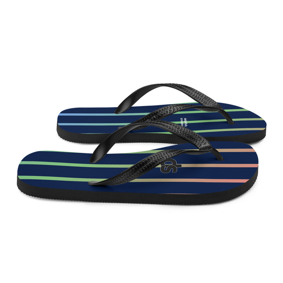 Navy Unisex Flip-Flops