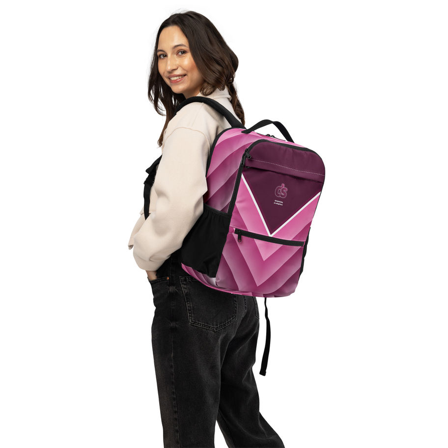utility backpack medium raspberry