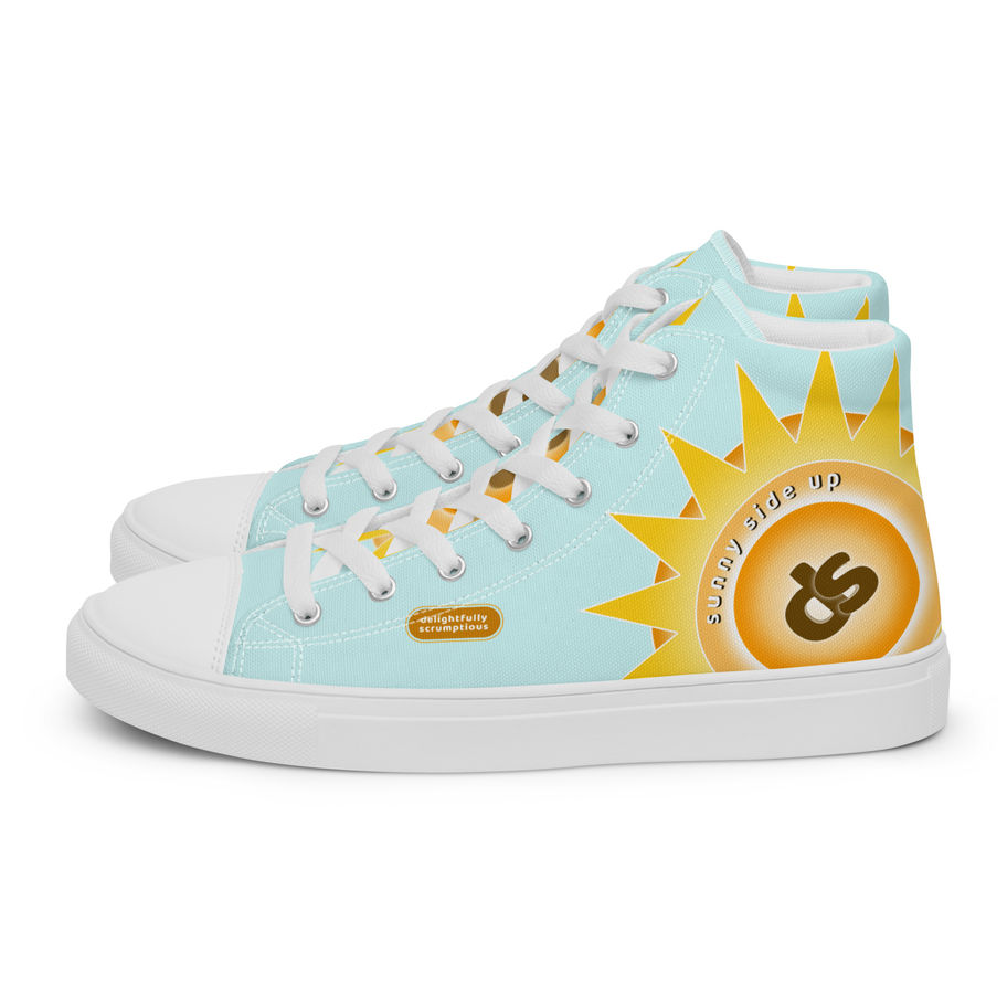 Mens High-Top Shoes Blue