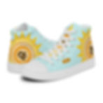 Mens High-Top Shoes Blue