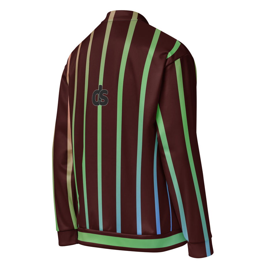 Burgundy Unisex Bomber Jacket