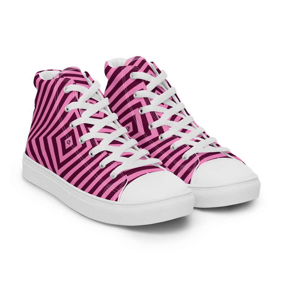 Mens High-Top Shoes Raspberry